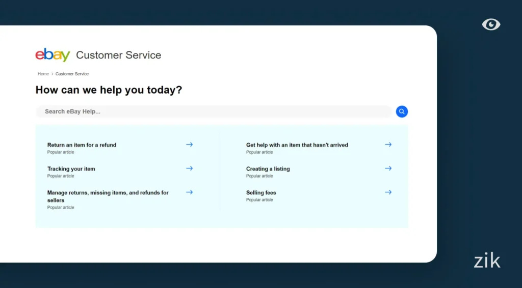 eBay Service