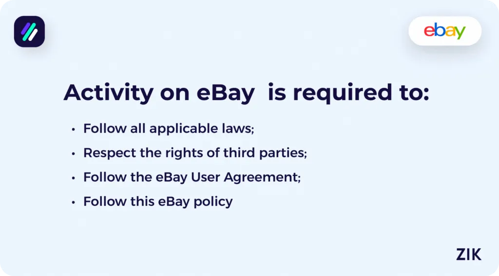 eBay policies
