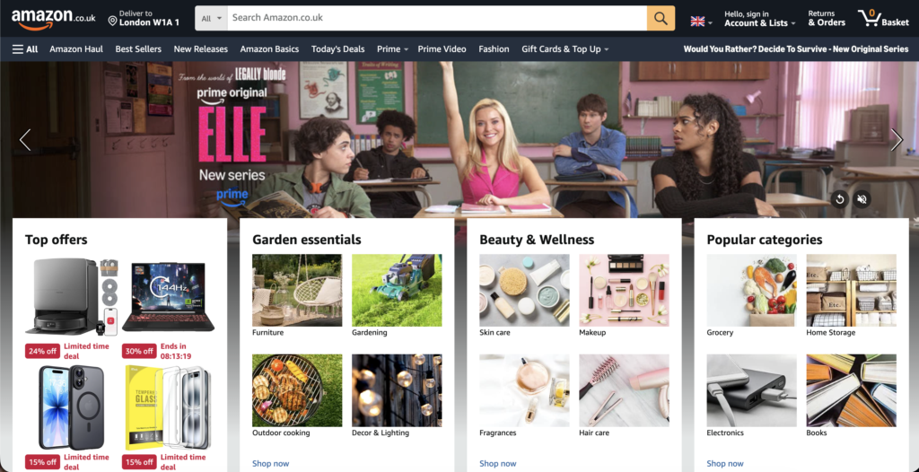 Amazon UK UK dropshipping supplier for eBay homepage
