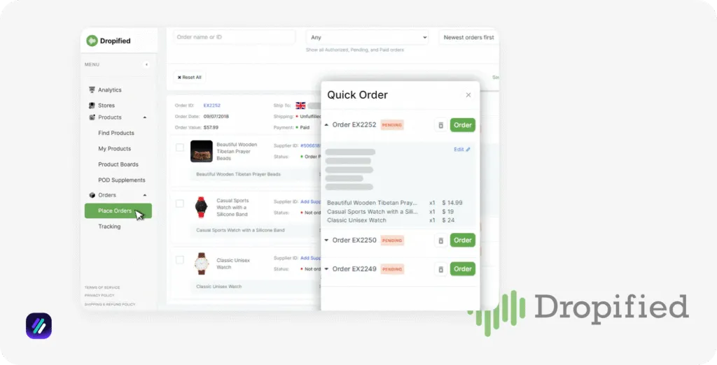 Best Aliexpress to eBay dropshipping tool dropified