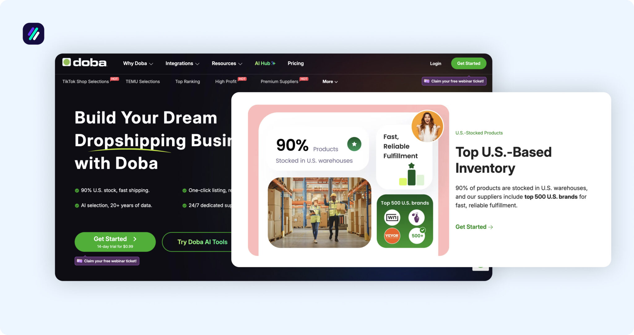 Best Dropshipping Suppliers Doba