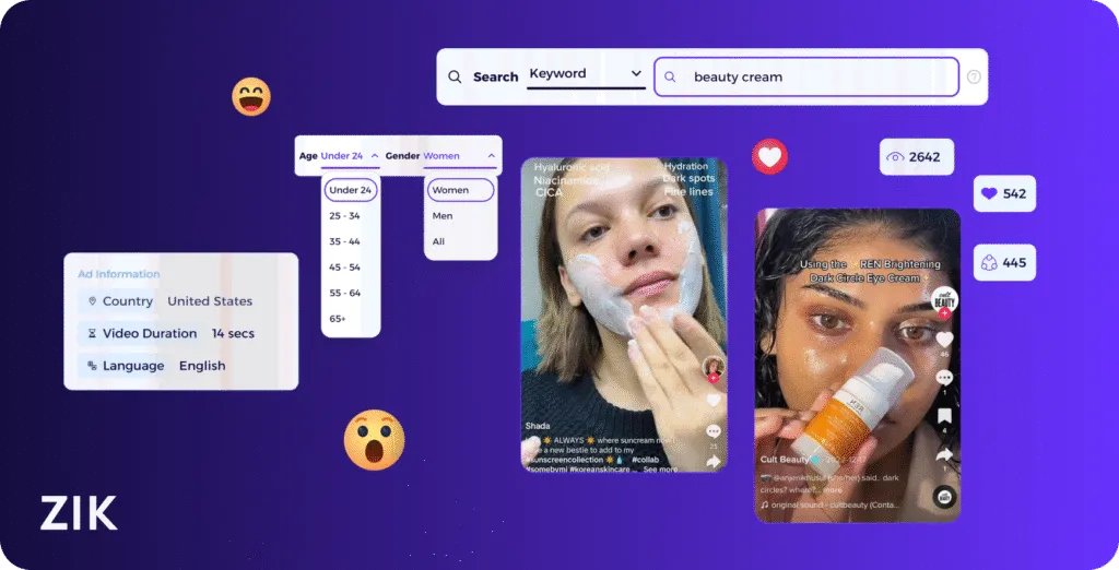 Best Instagram ad spy tools ZIK Analytics