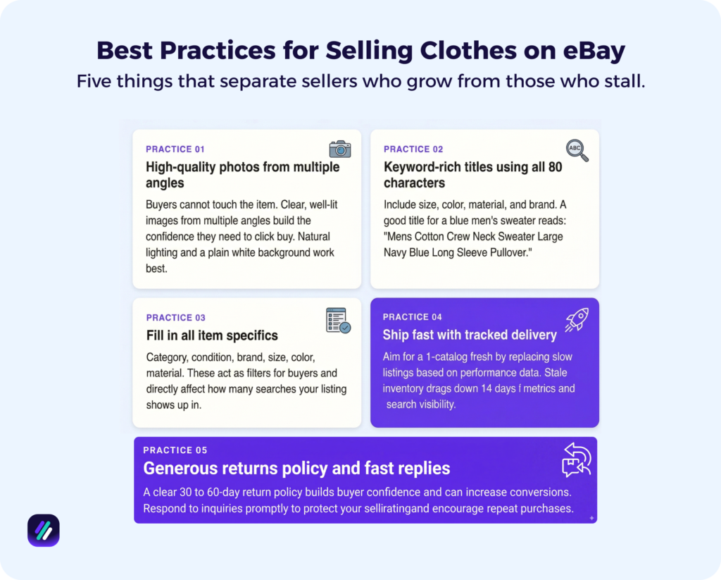 Best Practices for Selling Clothes on eBay