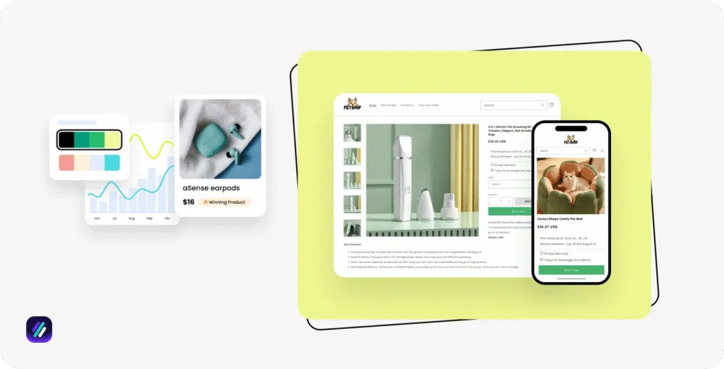 Best Shopify AI store builders Shopify website builder