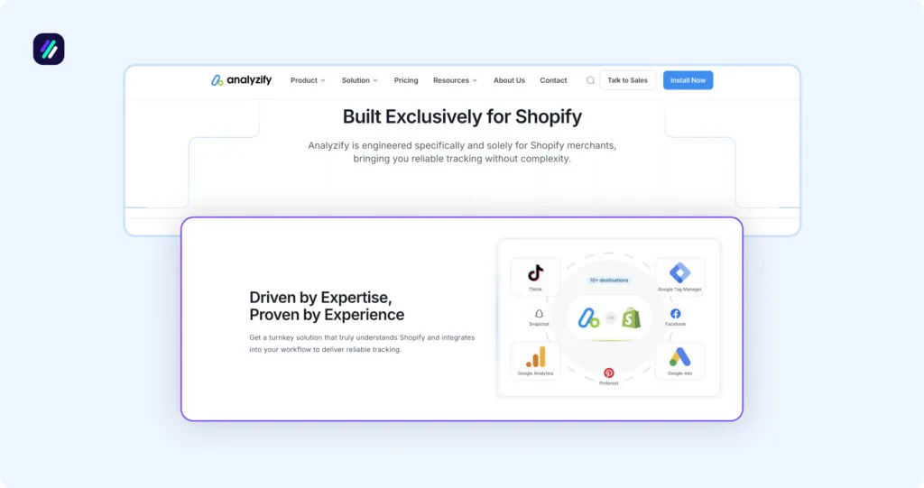 Best Shopify Sales Trackers Analyzify Dashboard