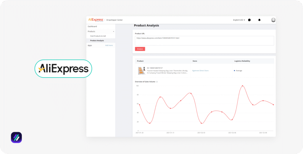 Best Shopify Suppliers aliexpress dashboard