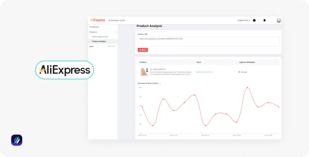 Best Shopify Suppliers aliexpress dashboard