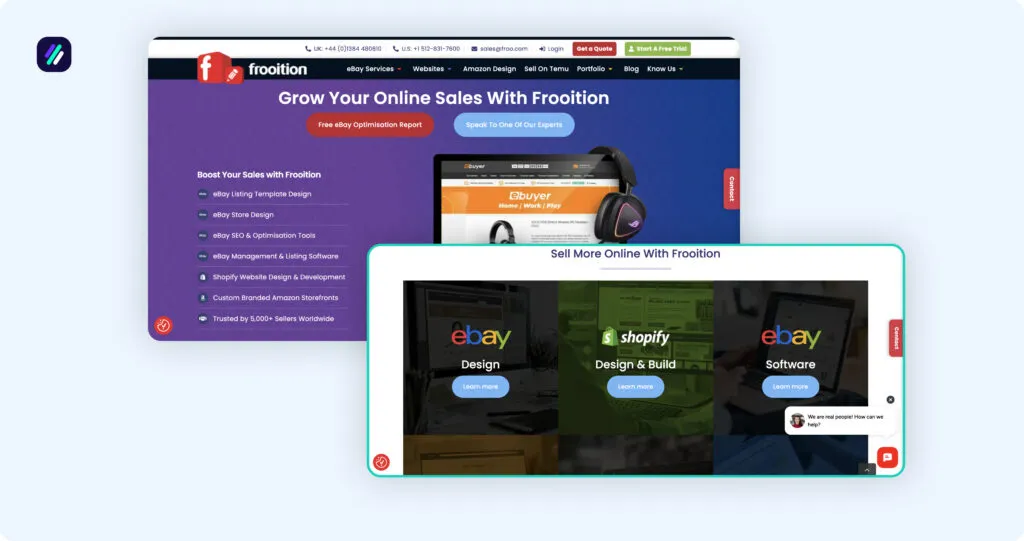 Best eBay Seller Software Frootion platform