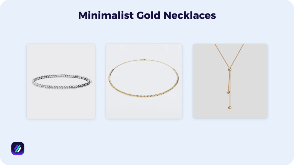 Best jewelry products to dropship minimalist gold neckelaces