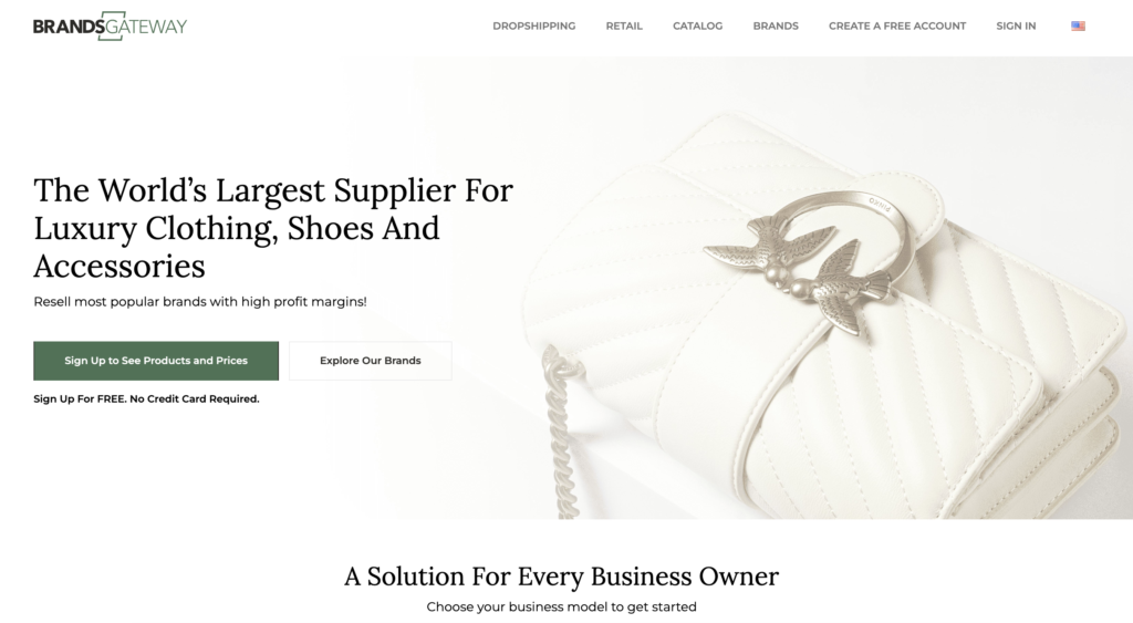 BrandsGateway UK dropshipping supplier for eBay homepage