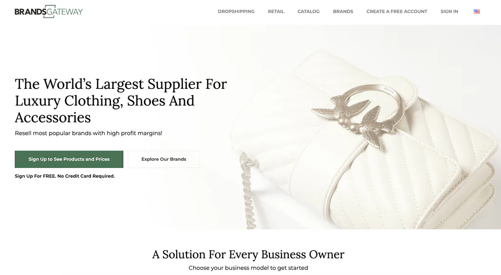 BrandsGateway UK dropshipping supplier for eBay homepage