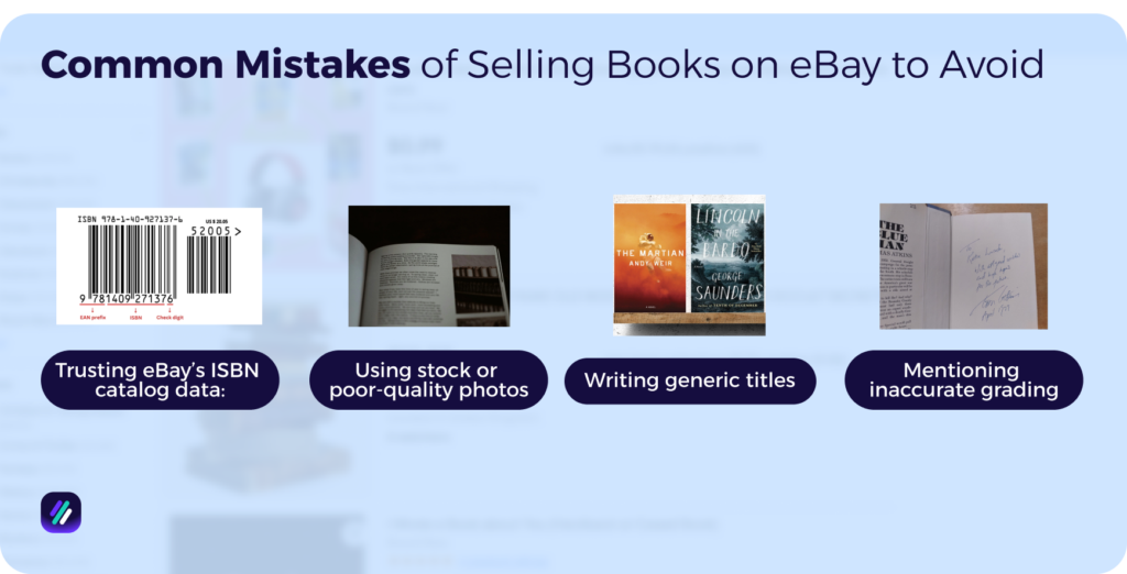 Common Mistakes of Selling Books on eBay to Avoid