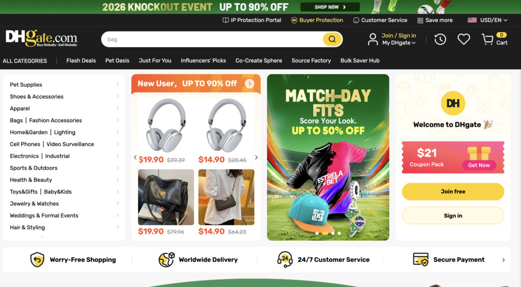DHgate ebay wholesale suppliers