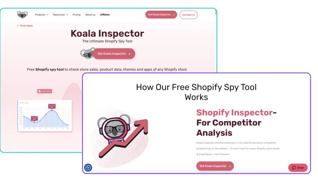 Ecomhunt alternatives and competitors Koala Inspector platform