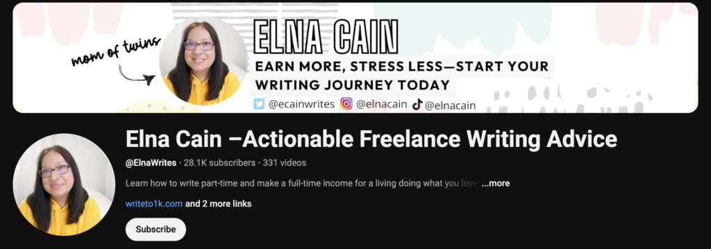 Elna Cain Affiliate Marketing