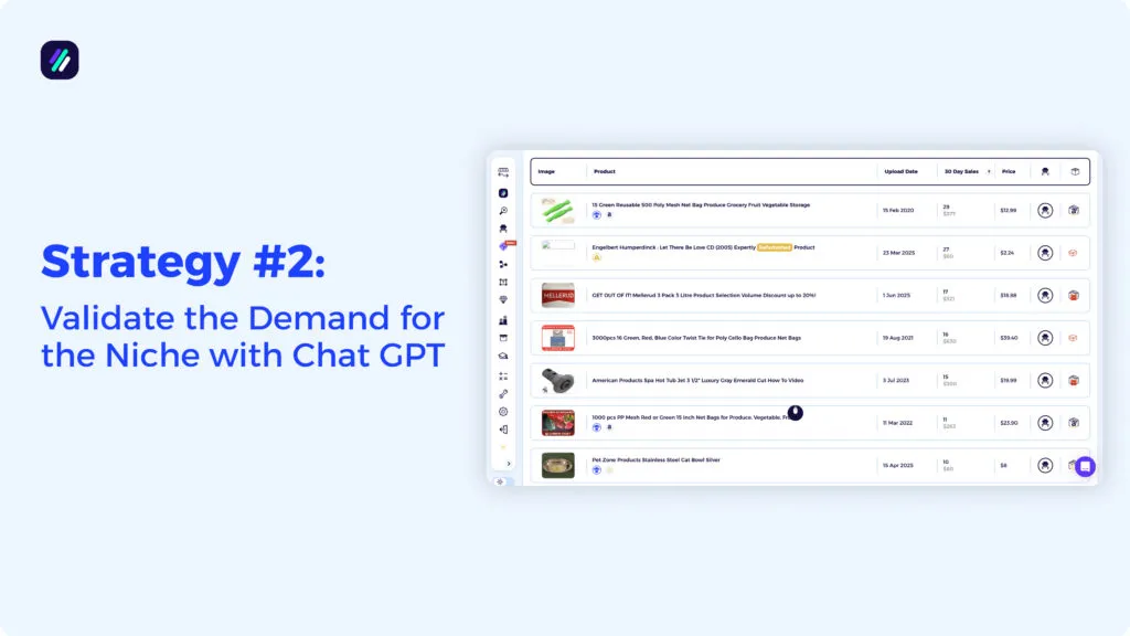 High demand niches found using Zik Analytics
