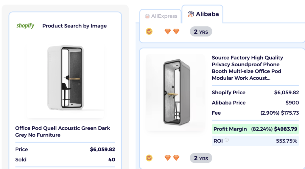 High margin dropshipping product office furniture