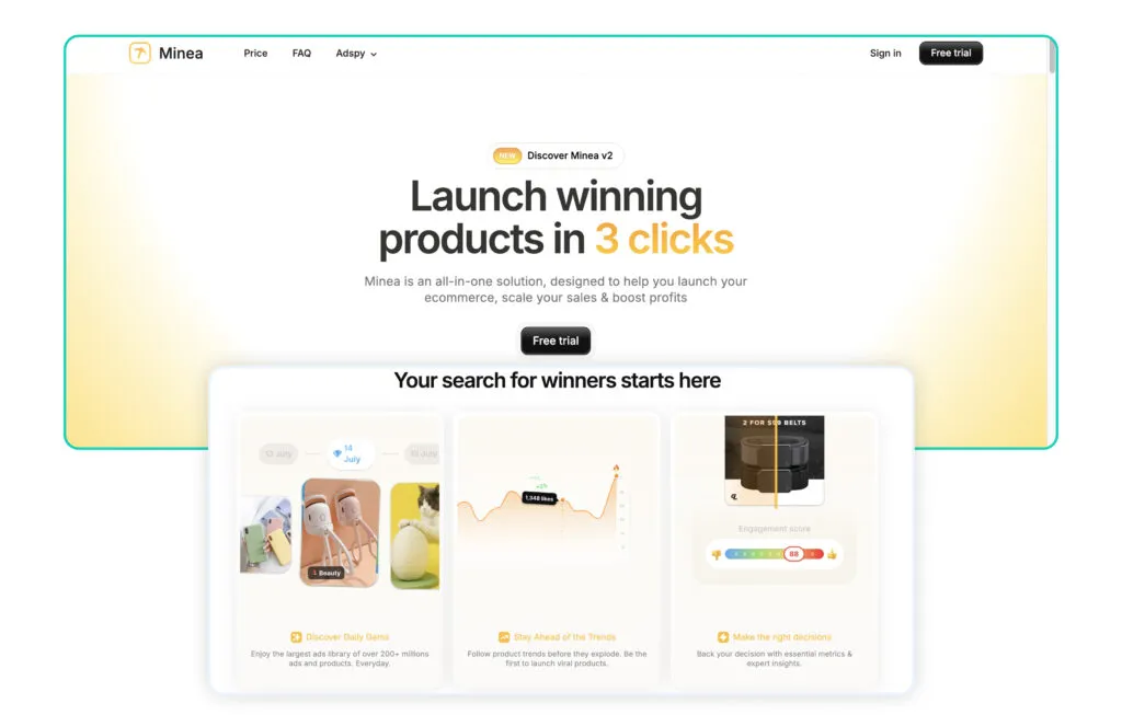 Koala Inspector alternatives and competitors Minea platform