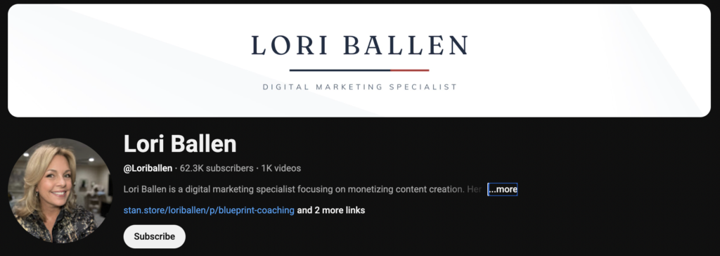 Lori Ballen Affiliate Marketing