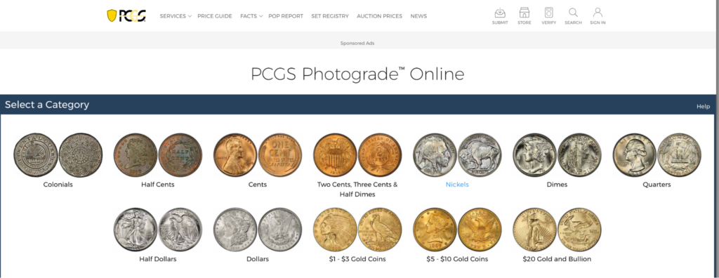 PCGS photograde for coins to check your coin quality
