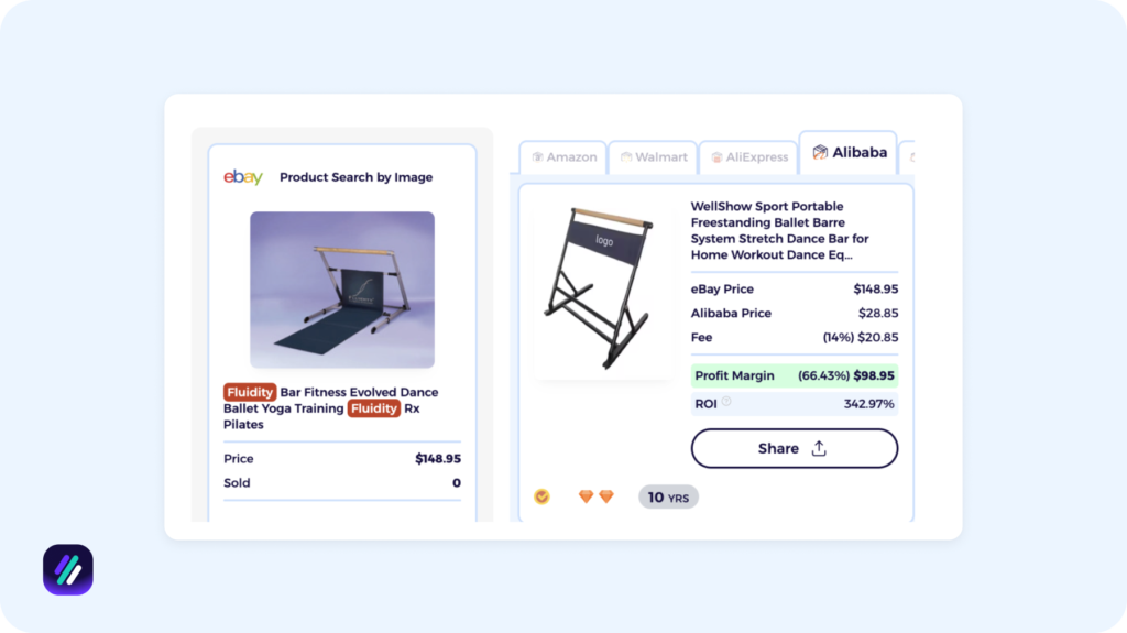 Portable Pilates & Barre System high demand products with low competition