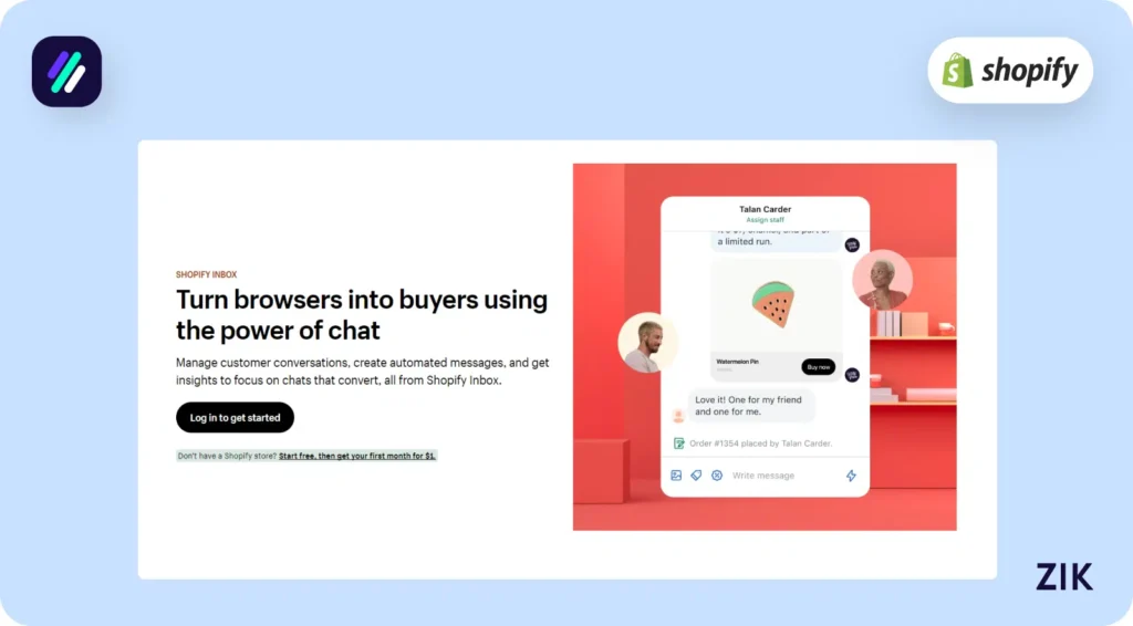 Shopify Inbox