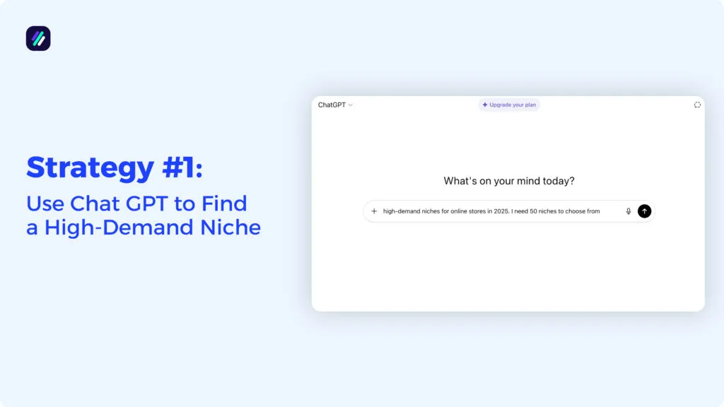 Use Chat GPT to Find a High-Demand Niche