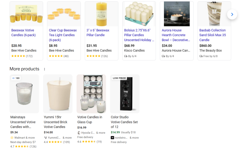 Votive Candles dropshipping candles