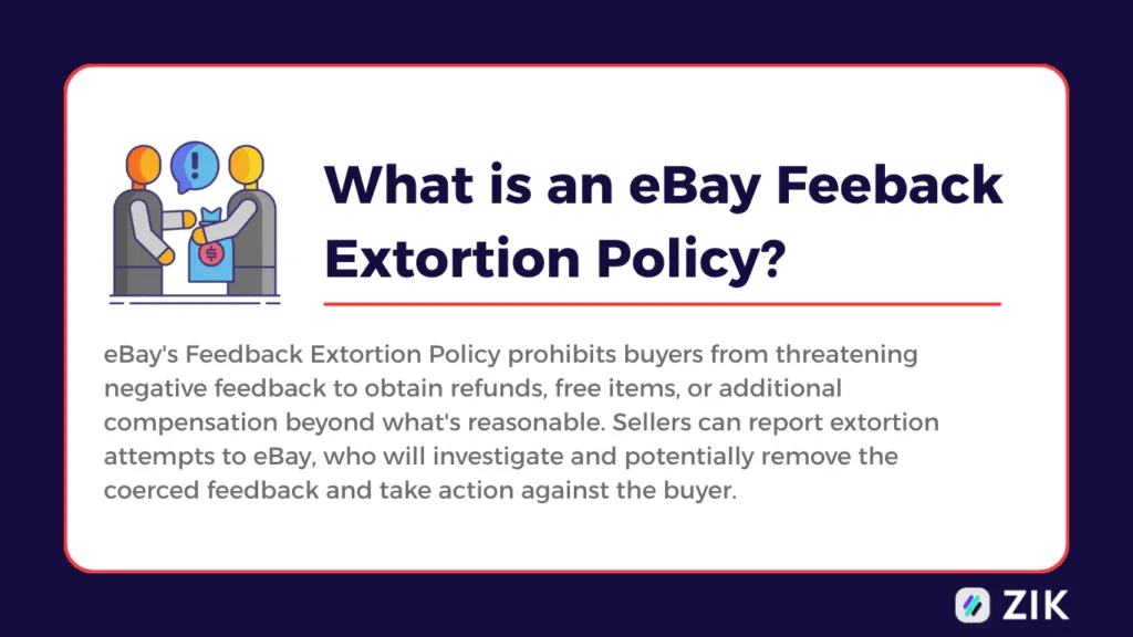 What is an eBay Feeback Extortion Policy