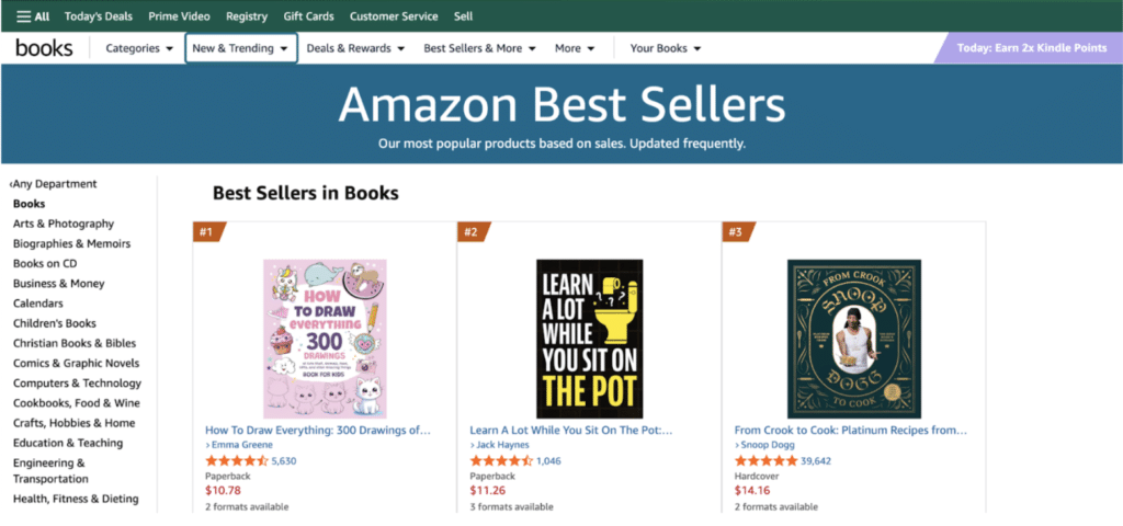 amazon best sellers