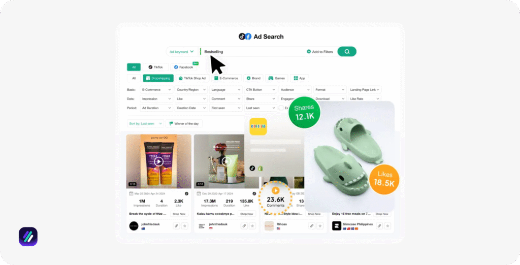 best ad spy tools pipiads