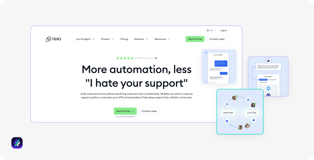 best dropshipping AI tools Tidio