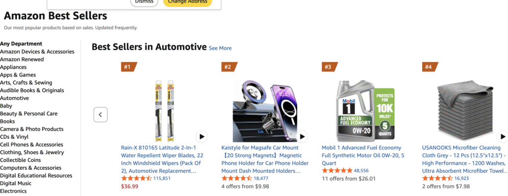 best dropshipping products amazon best sellers