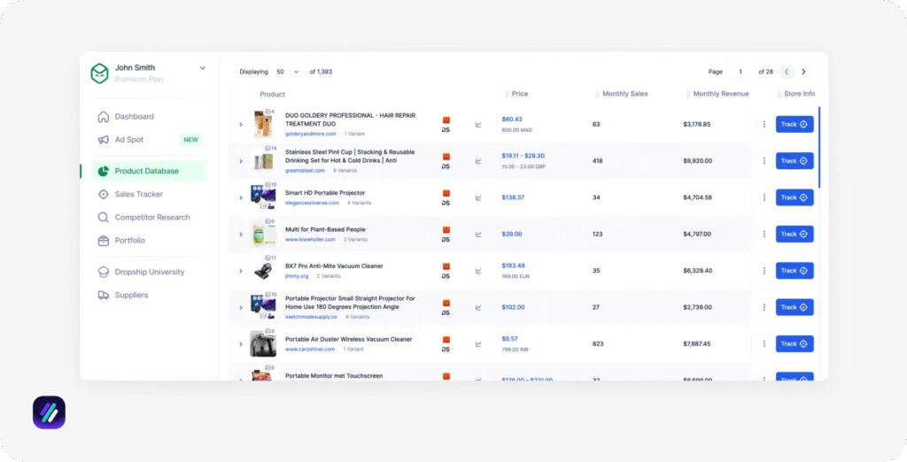 best dropshipping spy tools dropship.io