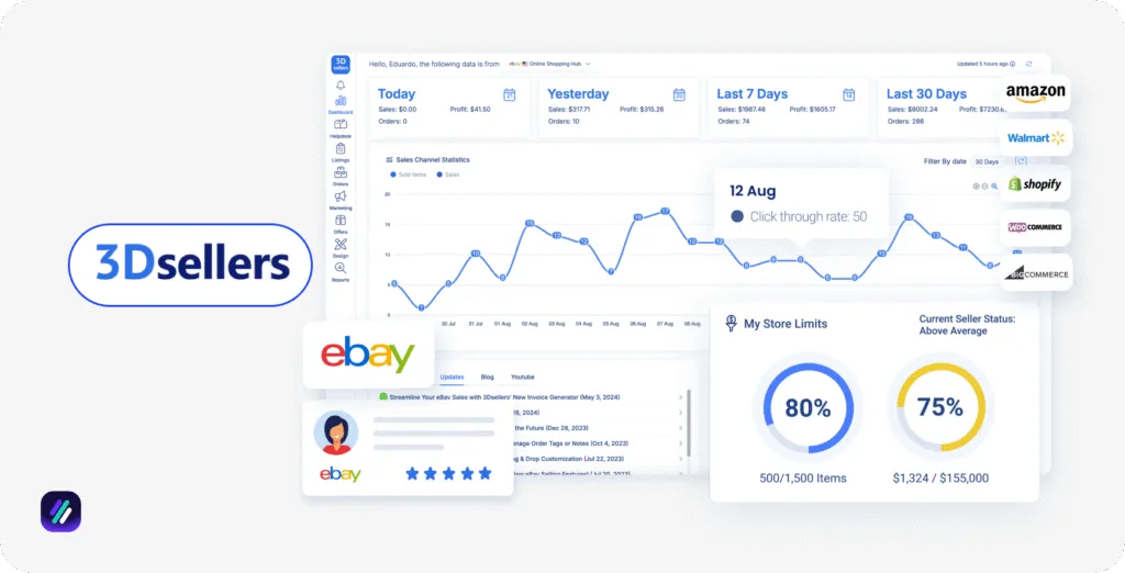 best eBay dropshipping software 3dsellers