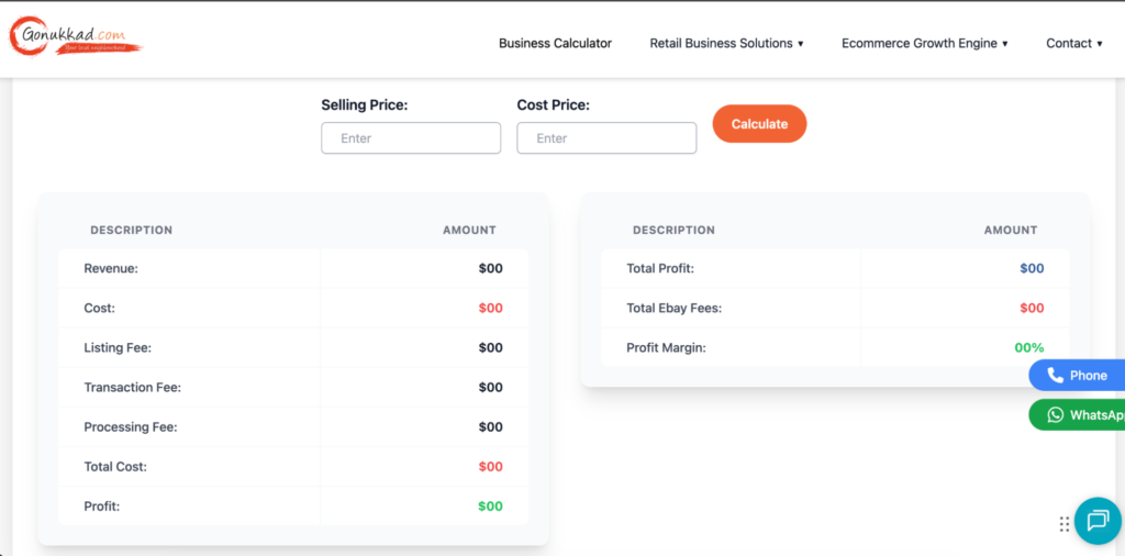best eBay fee calculators gonukkad