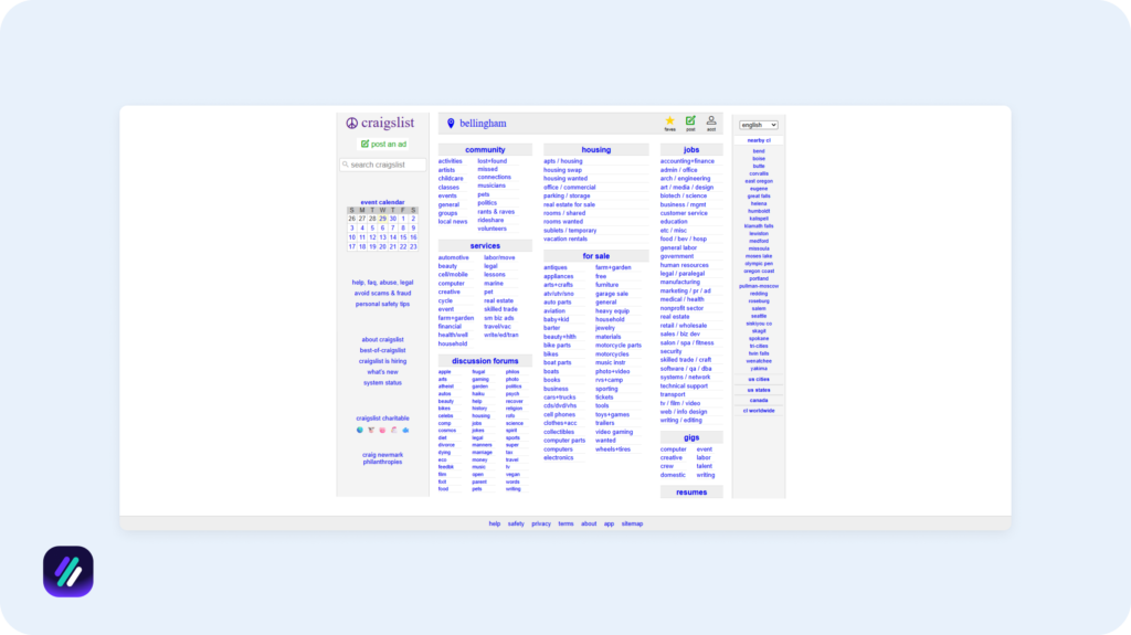 best online selling site major marketplace Craigslist
