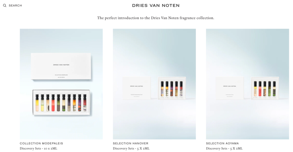 best perfume dropshipping niches discovery sets