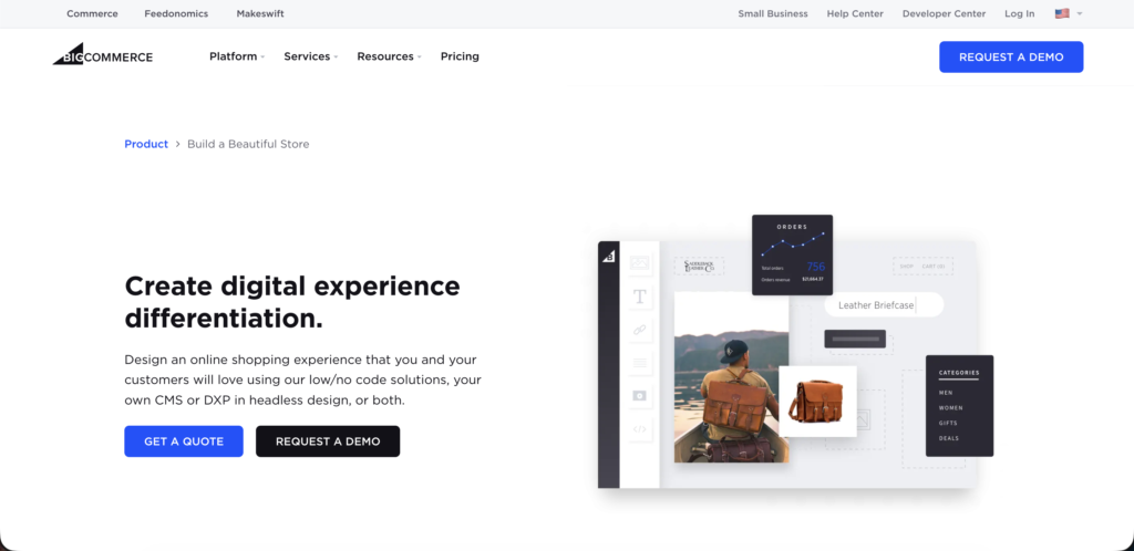 bigcommerce dropshipping website builders