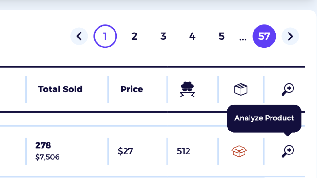click on the icon to see the product you want to sell on ebay