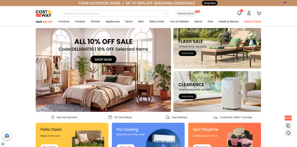costway ebay dropshipping suppliers