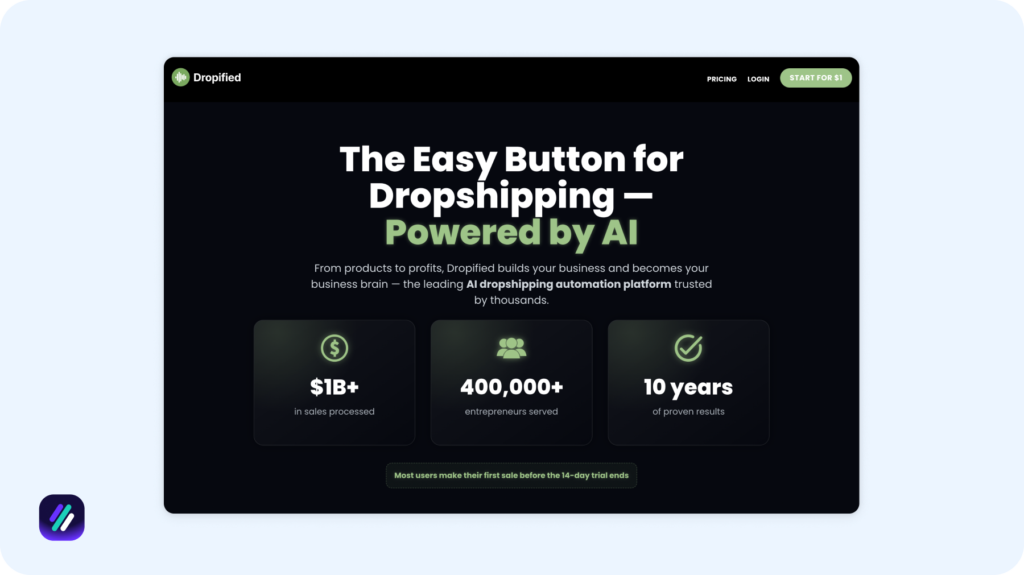 dropshipping affiliate program Dropified