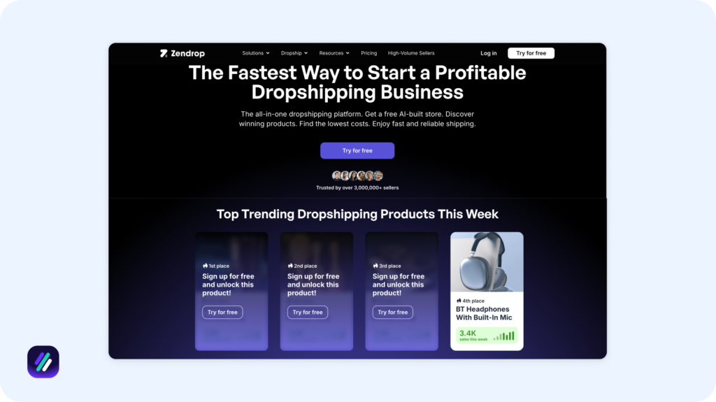 dropshipping affiliate program ZenDrop