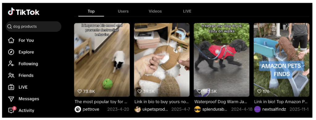 dropshipping in europe using TikTok to find winning products