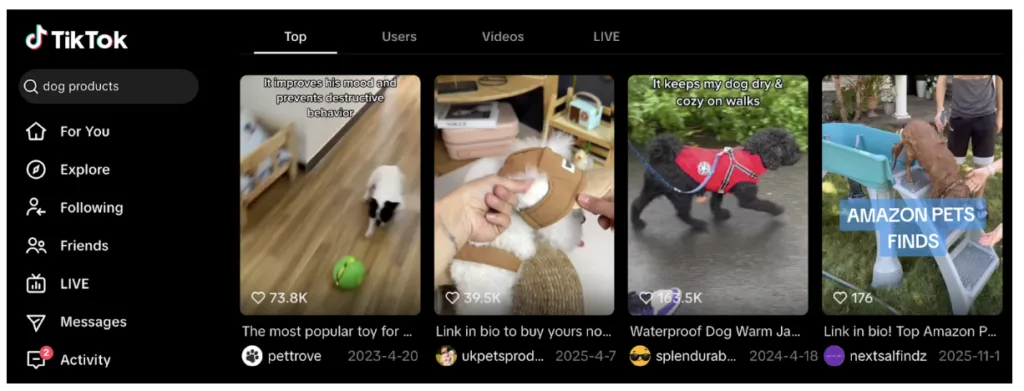 dropshipping in europe using TikTok to find winning products
