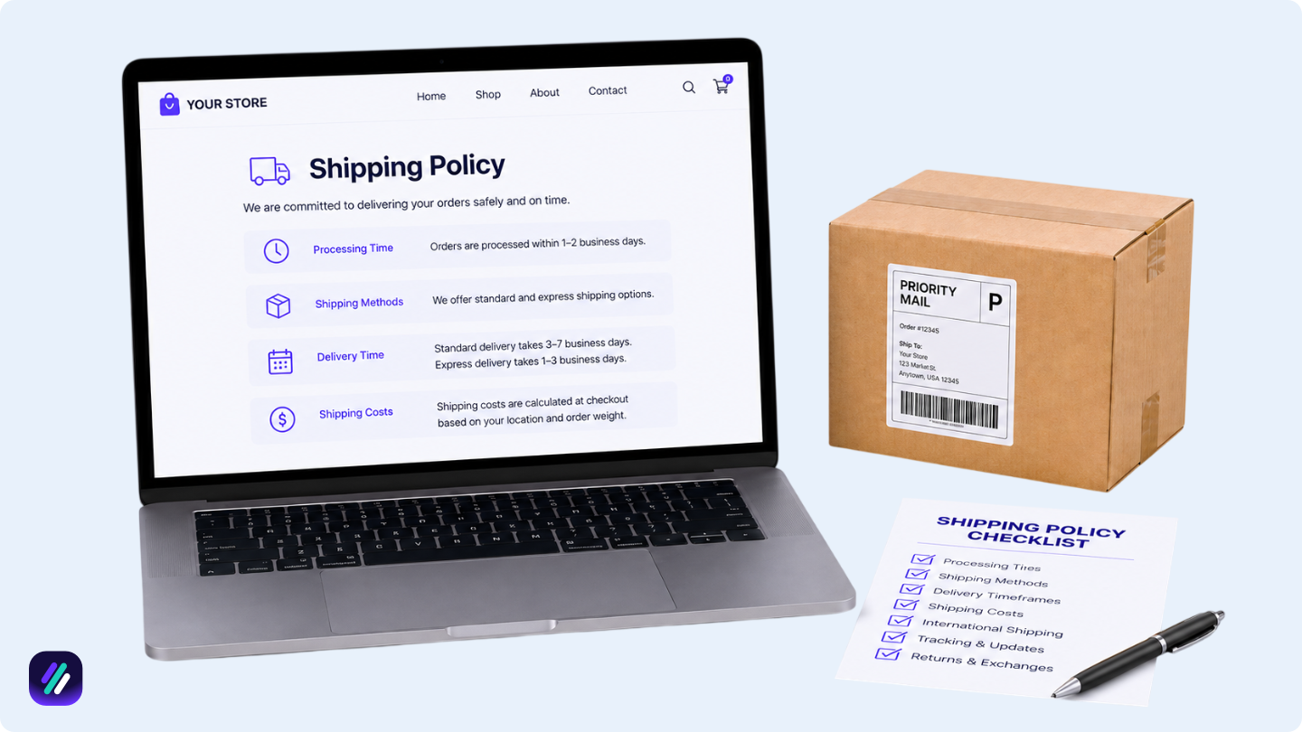 dropshipping shipping policy