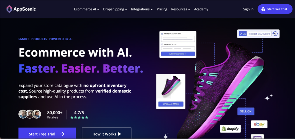 dropshipping suppliers appscenic