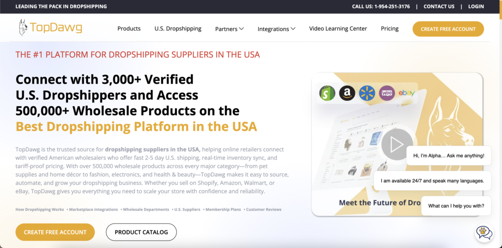 dropshipping suppliers todawg
