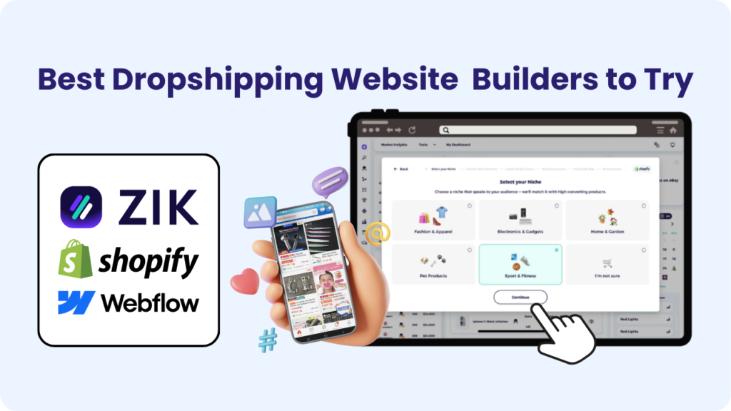 dropshipping website builder