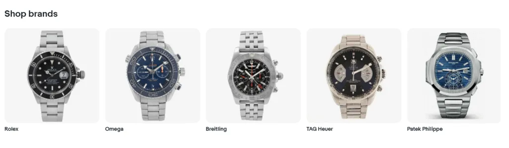 eBay Authenticity Guarantee Watches